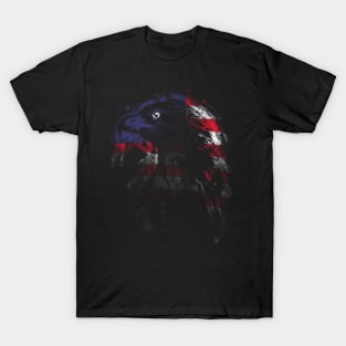 American Eagle Flag - USA Patriotism Bird T-Shirt